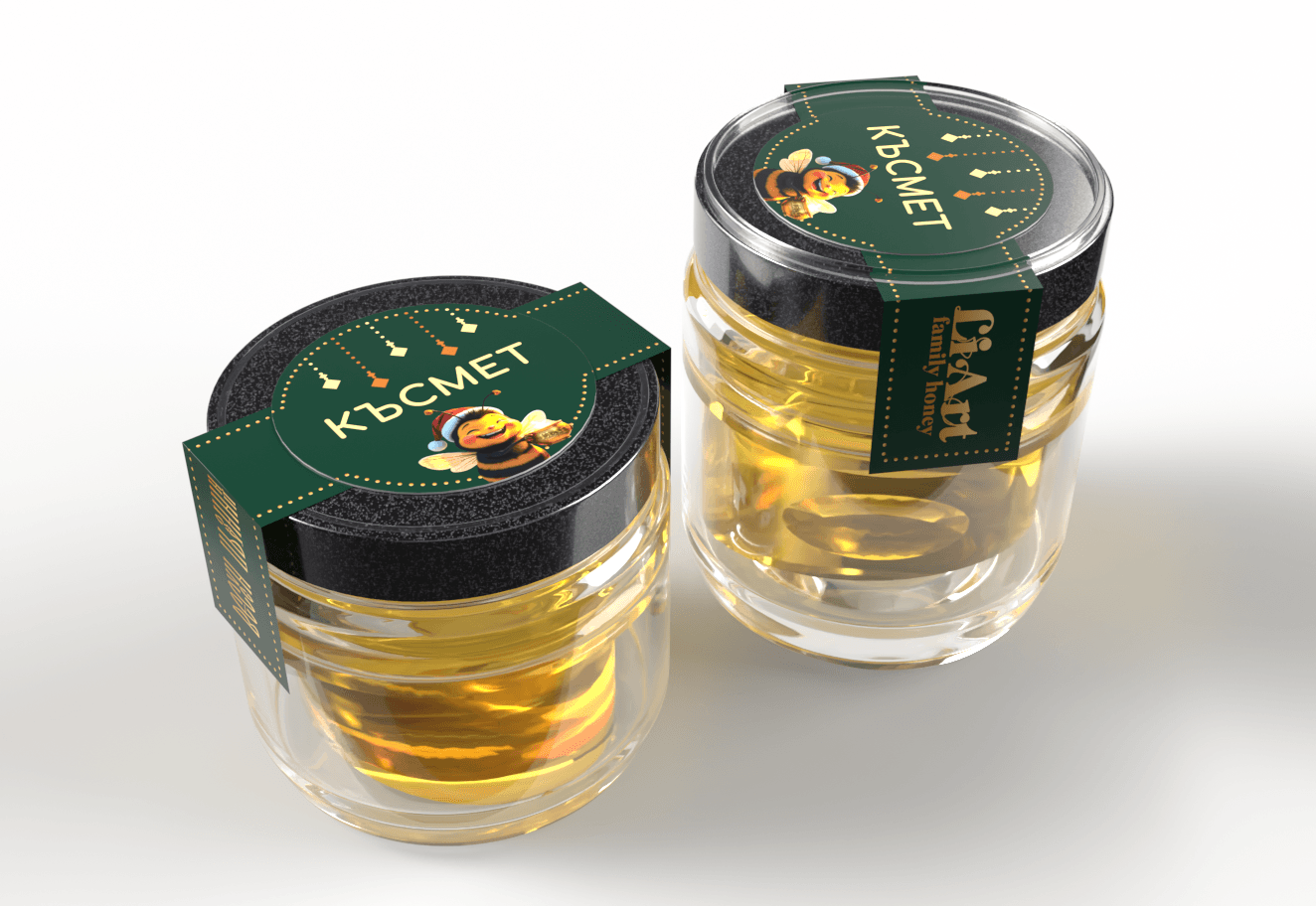 LiArt honey jars